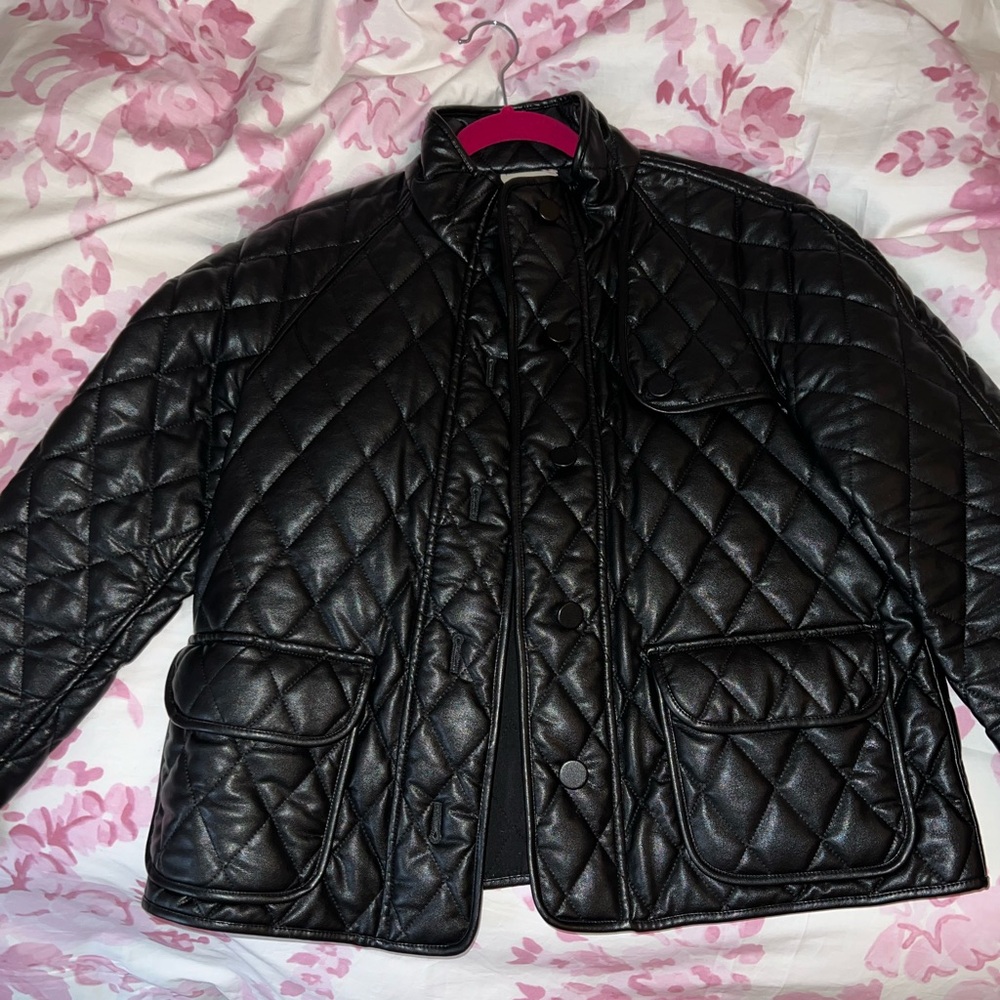 Tuckernuck Quilted Leather Jacket / Coat